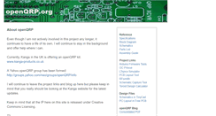 Desktop Screenshot of openqrp.org