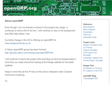 Tablet Screenshot of openqrp.org